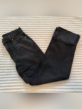 American Eagle Outfitters Black Stovepipe Jeans